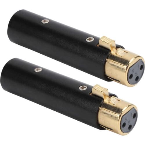 XLR 3 Pin Male to Female Audio Adapter Zinc Alloy Microphone Connector Cable Accessories wireless microphone