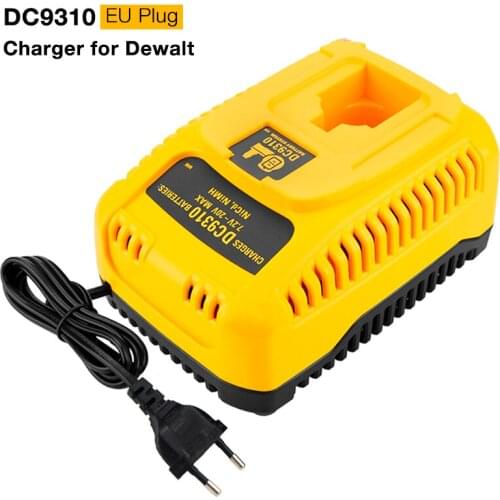 Dc9310 Ni-Cd Ni-Mh Replacement Charger For Dewalt 7.2V 9.6V 14.4V 18V Battery DC9096 DE9310 DE9057 DW9072 DC9091 DW9098 EU plug