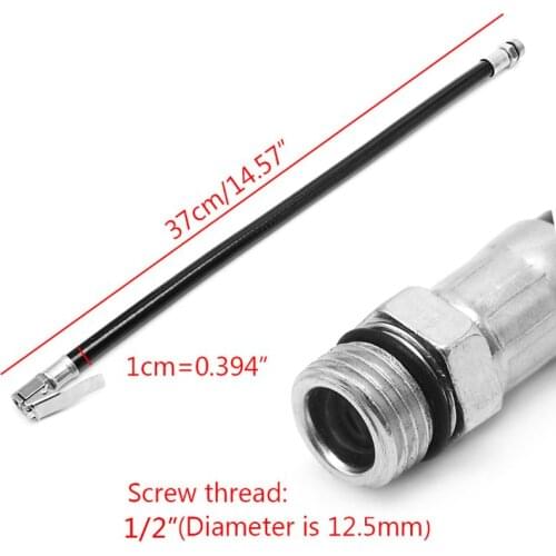 1PC Zinc Alloy Car Air Rubber Hose Lock on Clip Chuck Tire Inflator Self-locking