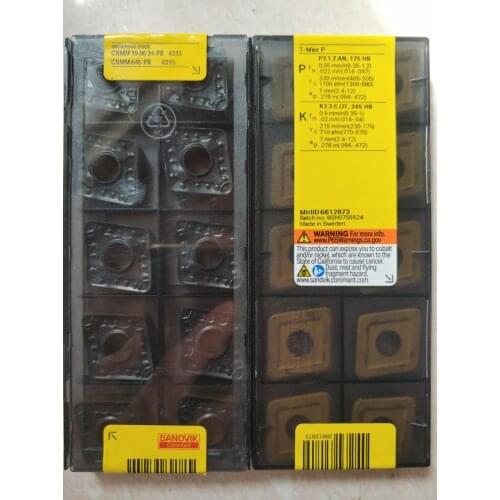 10PCS CARBIDE INSERT CNMM190624-PR 4315