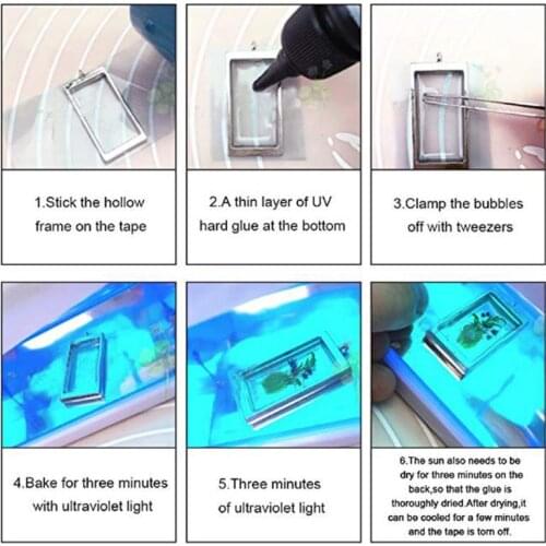 100ml UV Resin Hard Type Crystal Clear Glue Ultraviolet Curing Epoxy Resin Jewelry Making Solar Cure Sunlight Resin Mold E56C