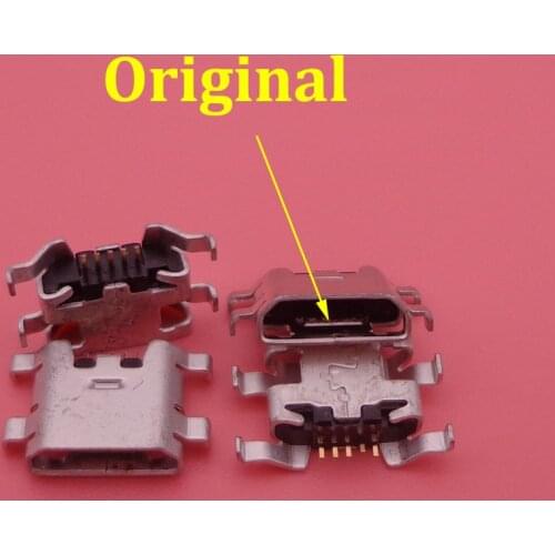 100pcs/lot New repair replacment for ZTE Blade S6 5.0 L2 Micro Usb Charge Charging Connector Plug Dock jack Socket Port
