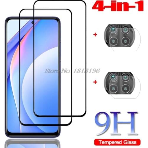 2 in 1 For Xiaomi Mi 10T Lite Glass Screen Protector Tempered Glass For Xiaomi 10T 10 T Lite 5G Camera Len Protector Cover Film