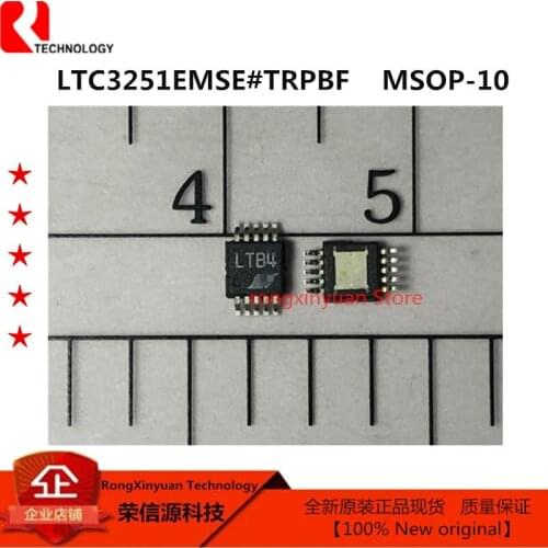 5 pcs/lot LTC3251EMSE#TRPBF LTC3251EMSE#PBF Marking: LTB4 MSOP10 LTC3251EMSE LTC3251 Step-Down DC/DC Converter 100% New original