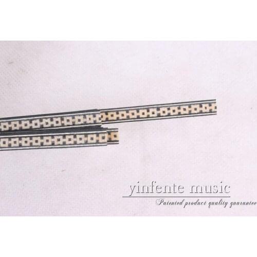 50 strip LUTHIER PURFLING BINDING MARQUETRY INLAY Top side 640x6x1mm #58