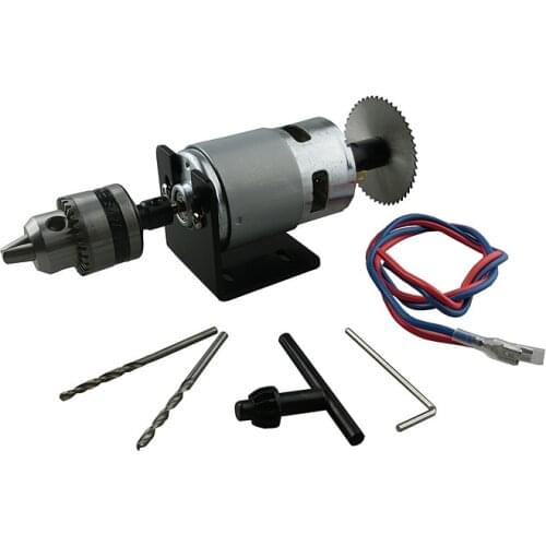 775 DIY electric saw woodworking saws mini table saws, DC12V-24V cutting machine multifunctional electric grinding saw motor