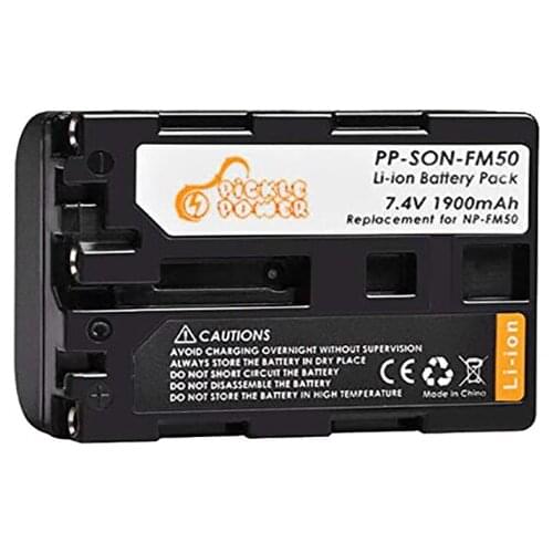 1900mAh NP-FM50 NP FM50 NP-FM50 NPFM50H Camera Battery for Sony NP-FM30 NP-QM50 NP-FM51 NP-FM55H DCR-PC101 A100 Series DSLR-A100