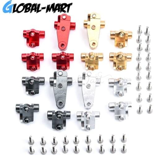 Aluminum Brass Axle Mount Set Suspension Links Stand for RC Crawler Car Traxxas TRX-4 TRX-6 TRX4 TRX6 8227 Upgrade Parts
