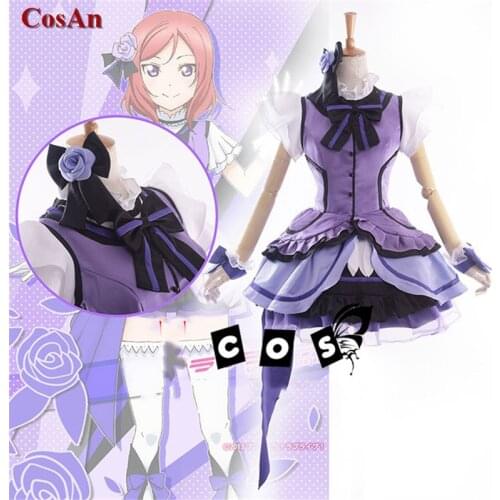 Anime LoveLive Nishikino Maki Cosplay Costume Kira Kira Sensation Lovely SJ Uniform Dress Activity Party Role Play Clothing S-XL