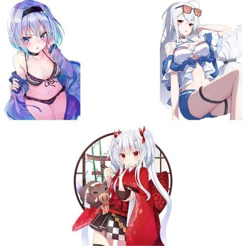 Three Ratels C488 Lolita girl Anime Car Sticker Vinyl PVC Decal for Girls Room Wall Laptop Waredrobe