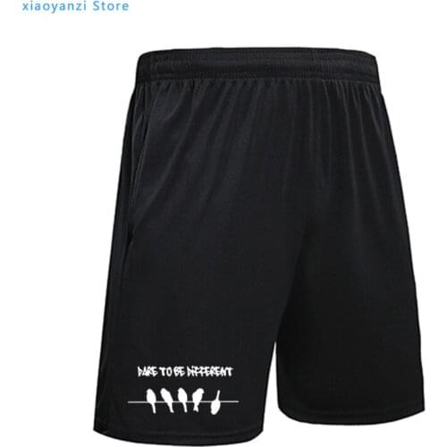 Be Different Unique Look Mens sports pants Summer Fitness shorts Homme Funny Birds Print Streetwear Fashion Brand Clothing