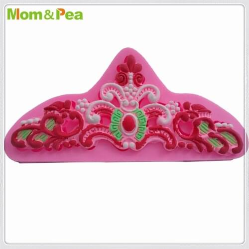 Mom&Pea MPA1601 Deco Silicone Mold Sugar Paste 3D Fondant Cake Decoration