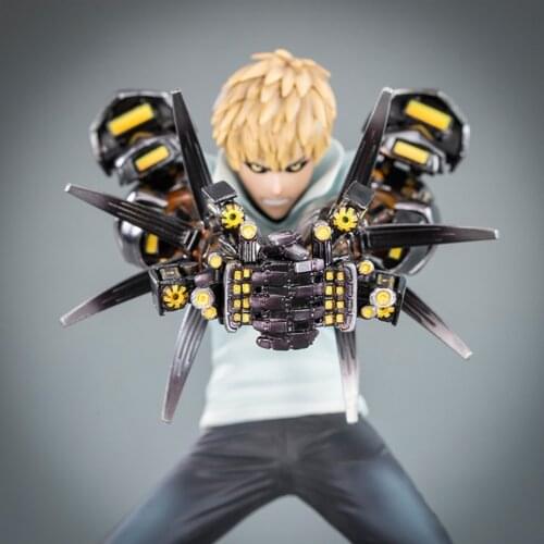 Tronzo Action Figure Anime One Punch Man Genos PVC Action Figure Collection Model Toys One Punch Man Saitama Genos Figure Gift