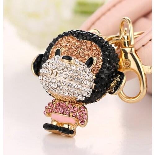 GYWYN2020 Latest Keychain Car Keychain Ms. Bags Pendants Ms. Gift Cute Monkey Pendant