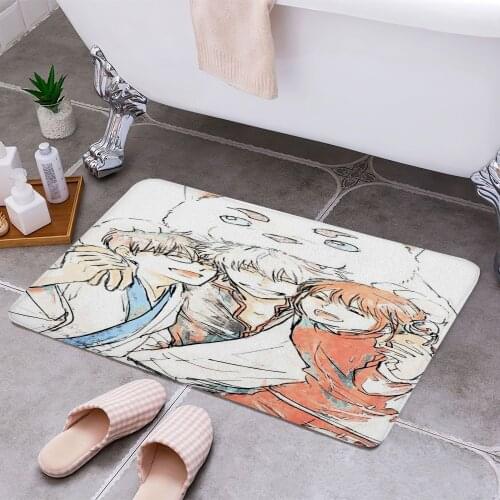 GINTAMA 3D Print Doormats Rectangle Non-Slip DoorMat Bedroom Kitchen Entrance Print Door rugs Dropshipping