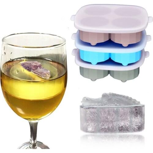2019 Summer New 3D Silicone Ice Cube Mold Maker Bar Party Whiskey Wine Ice Tray Tool