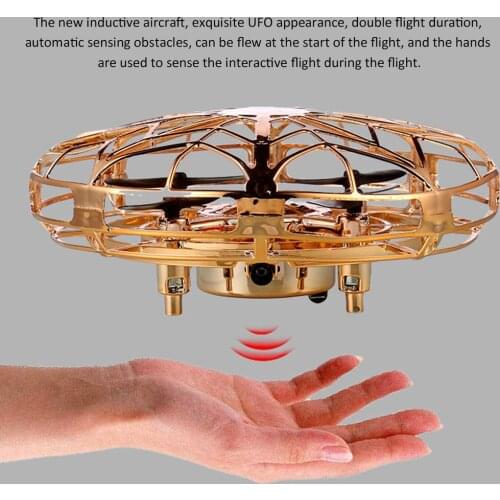 Mini UFO Drone Anti-collision Flying Helicopter Magic Hand UFO Ball Aircraft Sensing Induction Drone Electronic Toy