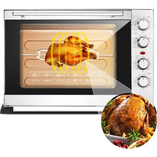 60L Multi-functional Electric Oven For Pizza Cake Bread Toaster Oven With Rotisserie Electric Oven Household Baking Equipment