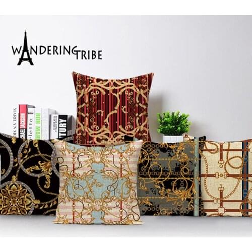 Retro Mandala Cushion Covers luxury Morocco Jungle Geometric Plant Boho Throw Pillows Case Farm House Home Decor Cushions