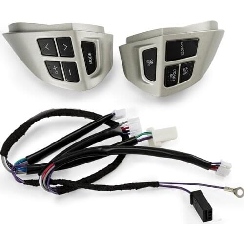 OEM # 8701A087 8602A008 Left & Right Cruise Control Steering Wheel Switch for Mitsubishi Montero Lancer ASX Outlander ASX Colt