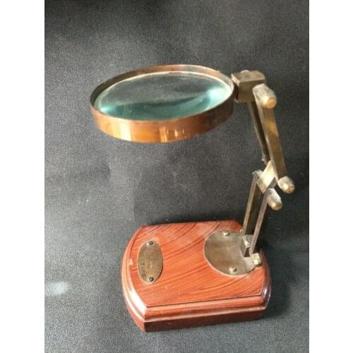 Antique collection Old magnifying glass , can be deformed,1814 London,with mark, free shipping