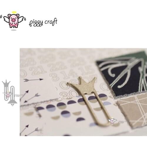 Piggy Craft metal cutting dies cut die mold Bookmark note button Scrapbook paper craft album card punch knife art cutter die