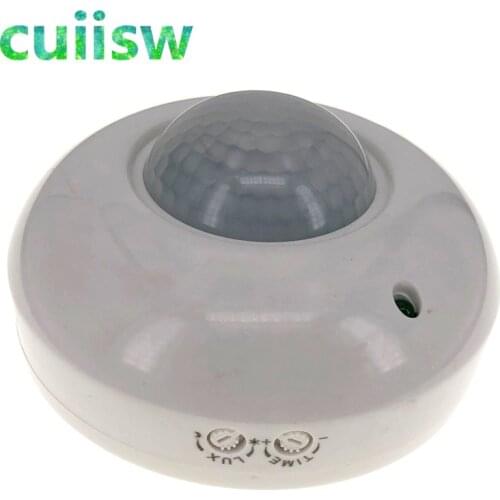 High Sensitivety PIR Sensor 360 Degree Human Infrared Motion Sensor Light Switch Ceiling Recessed Switch AC 110V-240V