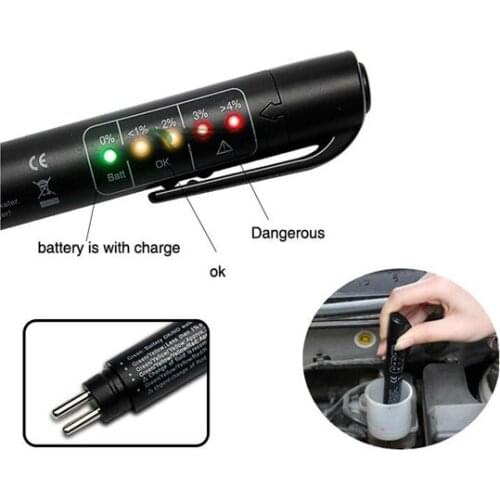Clearance Brake Fluid Tester (No Battery) Car Vehicle Auto Automotive Testing Tool for DOT3/DOT4...Brake Fluid Test Pen