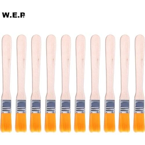 WEP 10pieces Wooden Cleaning Brush Welding Cleaning Hand Tool For PCB Soldering Remains Solder Flux Paste