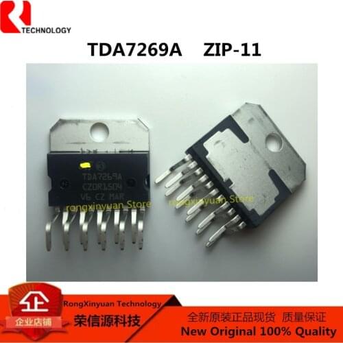 2pcs/lot TDA7269A ZIP-11 TDA7269 14W+14W STEREO AMPLIFIER WITH MUTE & ST-BY 100% new imported original 100% quality