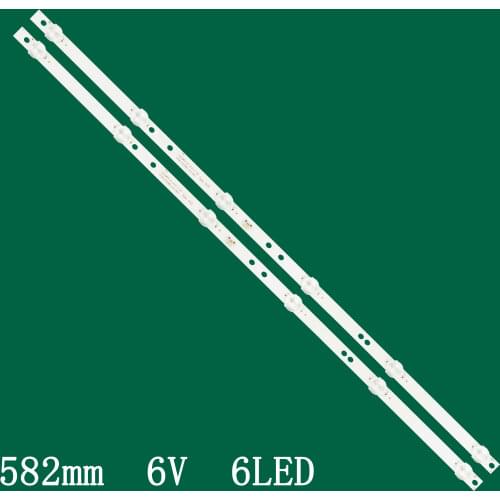 2pcs LED backlight strip for For Panaxonic TX-32FR250K 2T-C32ACSA K320WDX A1 A2 4708-K320WD-A2113N01 A1113N11 A B type 32PHS4062