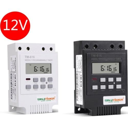 30AMP DC 12V TIMER SWITCH 7 Days 17ON/OFF Programmable 24hrs Time Relay FREE SHIPPING