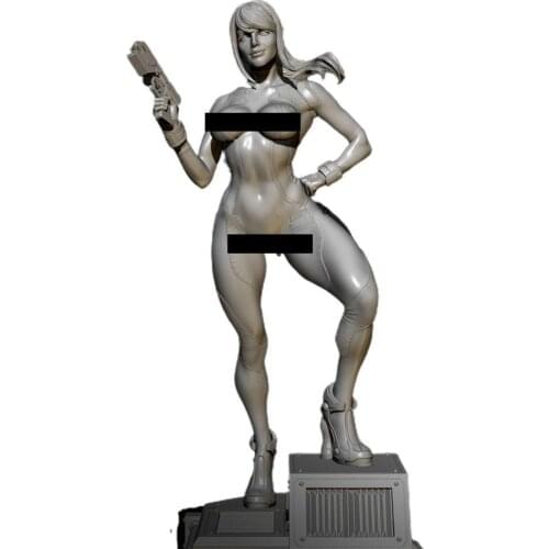 75mm 1/24 Resin model kits figure beauty colorless and self-assembled TD-2745