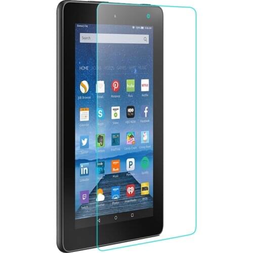 9H Tempered Glass Screen Protector Protective Film For Amazon New Kindle Fire 7 2015 Version