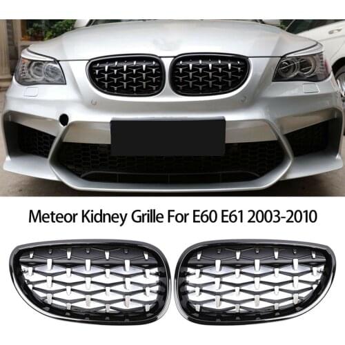 Front Bumper Kidney Grill Diamond Grille for BMW E60 E61 5Series 550I 535I M5 2003-2010 Meteor