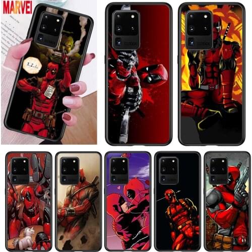 Love Marvel Deadpool For Samsung Note 20 10 8 9 M02 M31 S M60S M40 M30 M21 M20 M10S F62 M62 M01 Ultra Pro Plus Phone Case