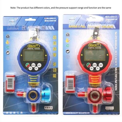 Digital Refrigerant Meter Digital Meter Fluoride Refrigerant WK-6881L /H High Pressure Air Conditioning Low Pressure