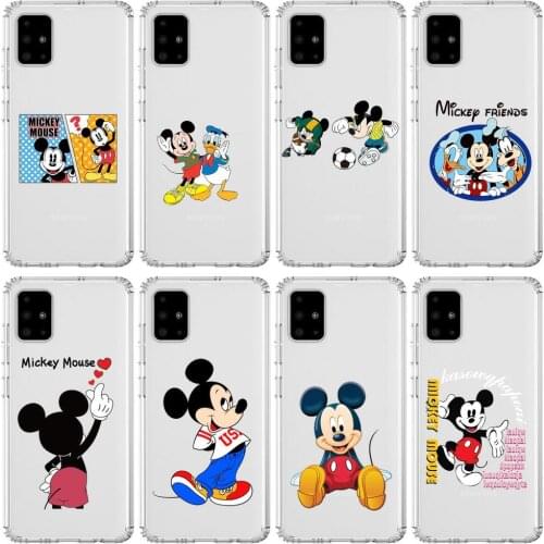 Disney Anime Style Transparent Phone Case Hull For Samsung Galaxy A50 A51 A20 A71 A70 A40 A30 A31 80 E 5G S Shell Art Cell Cove