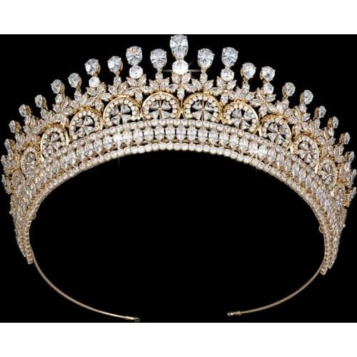 Princess Crown HADIYANA Wedding Bridal Hair Accessories Novel Design Elegant For Women Tiaras And Crowns BC5383 Corona Princesa