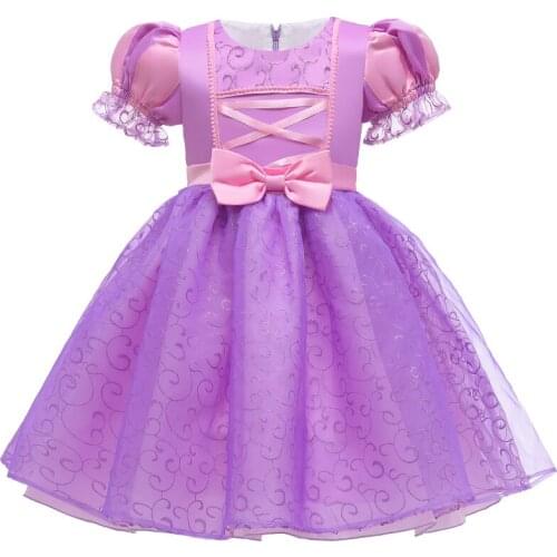 Summer Girl Cosplay Dress Kids Fancy Princess Dresses For 3-10 Years Girls Clothes Children Birthday Gown Costume