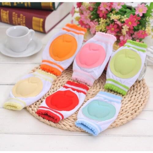 Summer Breathable Mesh Childrens Knee Pads Sponge Baby Baby Crawling Toddlers Anti-Fall Anti-Knocking Elbow Guard Socks Protect