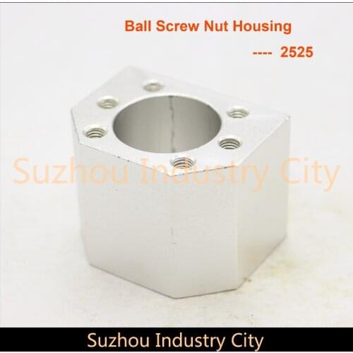 Linear Motion Ball screw SFE 2525 ball screw nut housing nut clamping bracket