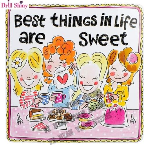 5D Diy Diamond Painting Cross Stitch kits Cartoon Full Mosaic Decorative crystal Diamond Embroidery Kids Gifts Wall stickers