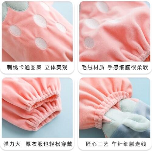 Sleeve Womens Sleeve Mid-length Hand Sleeve Work Cute Protective Sleeve Autumn and Winter Children Adult Anti-Dirty