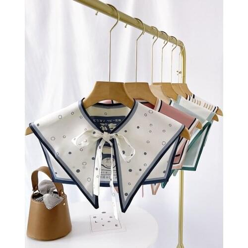 Shoulder Shawl Scarf Fake Collar Female Outerwear Thin Neck Protection Doll Decoration