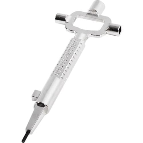 Sliver Locksmith Tool Multi Purpose Cylinder Gauge Cam Turner Spindle Turner Locksmith Tool Car Inspection Lock Repair Tools