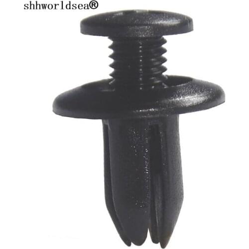 Shhworldsea 100pcs/lot Universal Car Interior panels Door trim Backup Boxes fenders Expansion screw snap clips