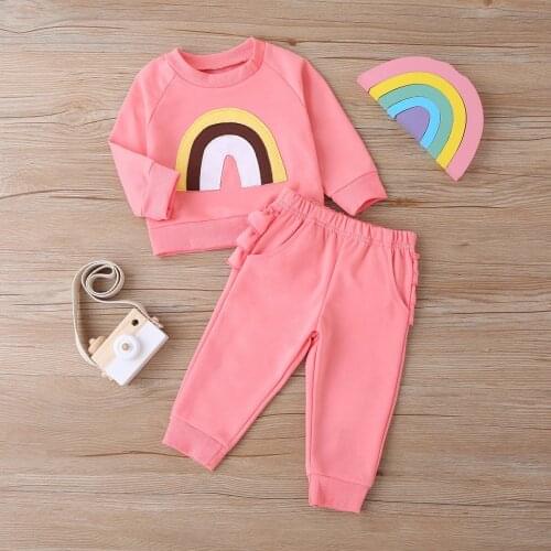 Spring Autumn Children Clothing Set girls sports suit baby girls tracksuit Children Clothes Set kids cloth Baby girl cotton suit