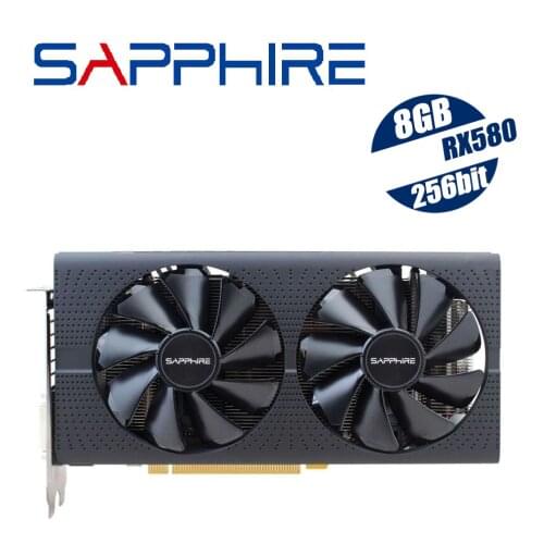 SAPPHIRE Radeon RX 580 8G 8GB RX580 256bit GDDR5 PCI desktop gaming graphics cards video card not mining RX570 570 560