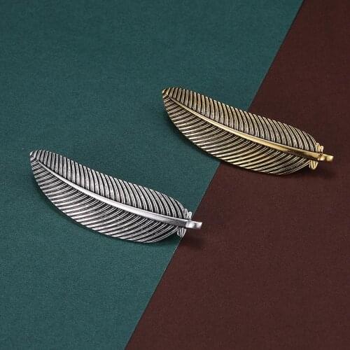 Skyrim Vintage Leaf Hairwear Hairpin Vintage Retro Barrette Antique Gold Color Hair Clip Accessories Jewelry Gift for Women Girl